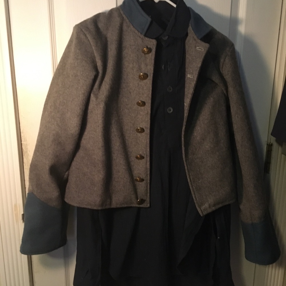 Military style jackets and shirts